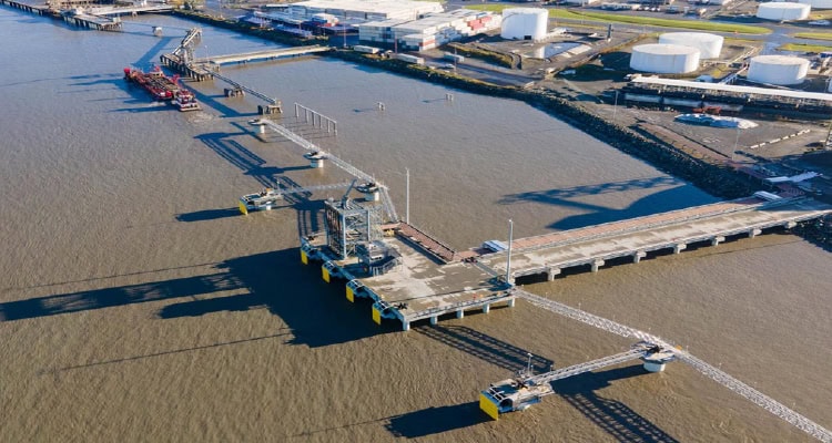 The Port of Alaska’s Petroleum and Cement Terminal was completed in 2022. The next new terminal—an $800-million project—is forthcoming and will accomodate larger vessels.