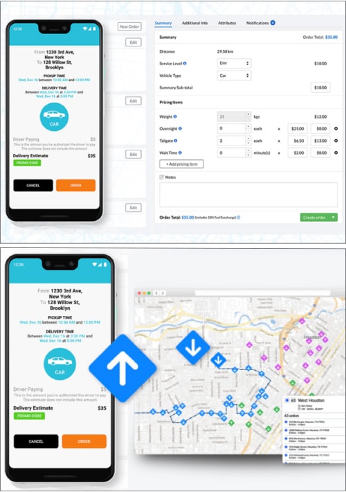 Las herramientas de optimización y planificación de rutas, como esta de Dispact Science, brindan seguimiento y alertas en tiempo real.