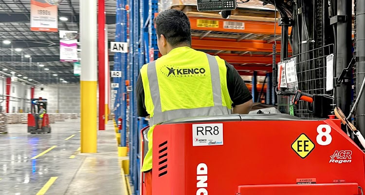 Kenco's Slot DC is an AI-powered warehouse optimization tool that automates slotting and zoning by analyzing SKU velocity, seasonality, and operational patterns to enhance picking efficiency and reduce labor costs.