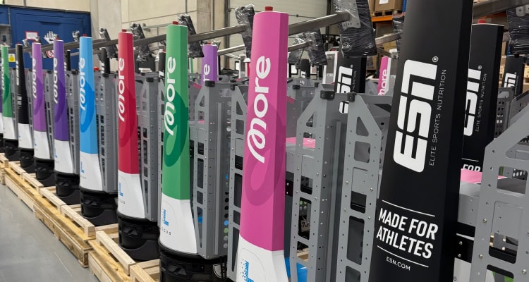 Robots from Locus Robotics support TQG’s picking, sorting, and internal transport processes.