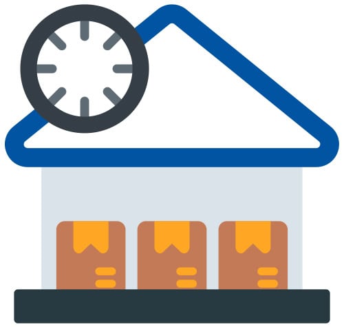 Ilustración de un almacén aduanero para el artículo What's the Word de enero de 2026.