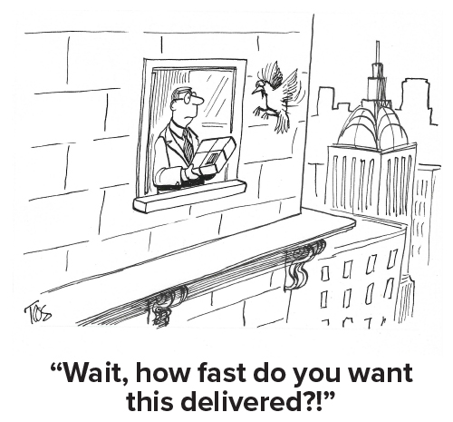 A comic about Q-Commerce