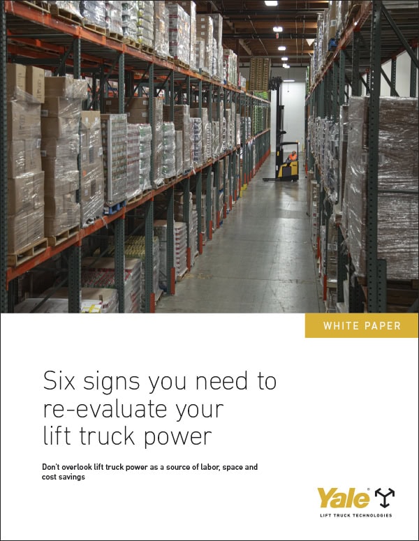 Six signs you need to re-evaluate your lift truck power