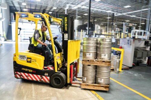 counterbalance forklift machine