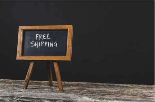 free shipping on small sign