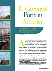 10 Greenest Ports in America
