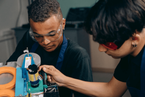 men working with machinery