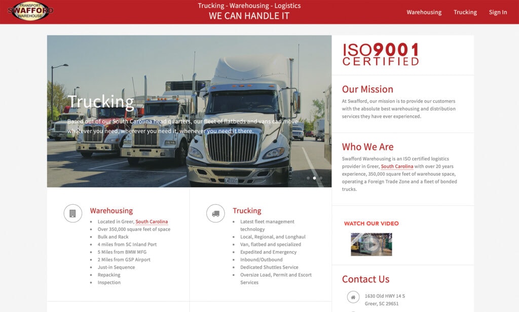 Swafford Transport and Warehouse